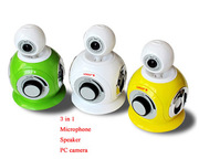 8.0 Mega pixels computer webcam  with Microphone + Speaker 